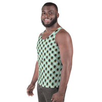 Polka Bees Unisex Tank Top by Robert Bowen